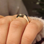 Solitaire Oval Diamond Ring in Bezel Setting