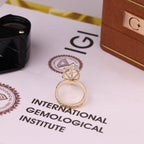 IGI Certified 10-12 Carat Marquise Diamond Ring in Solitaire Style