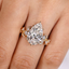 2 Carat Nature inspired Pear Shaped Diamond Ring