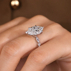 2 Carat IGI Certified Marquise Diamond Engagement Ring
