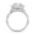 Enchanted Star And Gold Disney Princess Belle Pavé Rose Engagement Ring