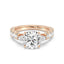 Enchanted Star Diamond And Gold Disney Princess Cinderella Three Stone Carriage Engagement Ring