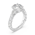 Enchanted Star Diamond And Gold Disney Princess Cinderella Three Stone Carriage Engagement Ring