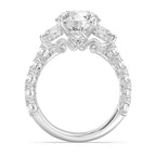 Enchanted Star Diamond And Gold Disney Princess Cinderella Three Stone Carriage Engagement Ring