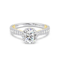 Enchanted Star Diamond And Gold Disney Princess Belle Vintage Engagement Ring