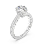 Enchanted Star Diamond And Gold Disney Princess Belle Vintage Engagement Ring