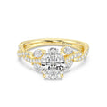 Enchanted Star Diamond And Gold Disney Princess Rapunzel Vine Engagement Ring