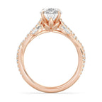 Enchanted Star Diamond And Gold Disney Princess Rapunzel Vine Engagement Ring