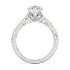 Enchanted Star Diamond And Gold Disney Princess Rapunzel Vine Engagement Ring