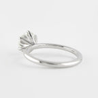 1.0 CT Round Cut Moissanite Solitaire Style Engagement Ring