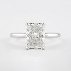 1.80 CT Radiant Cut Moissanite Solitaire Engagement Ring