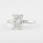1.80 CT Radiant Cut Moissanite Solitaire Engagement Ring