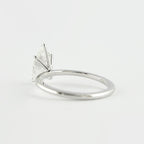 1.50 CT Pear Cut Solitaire Moissanite Engagement Ring