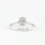 1.0 CT Round Cut Hidden Halo Moissanite Engagement Ring