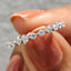 Floating Bubble Eternity Wedding Band