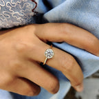 Round Cut Ring In Bezel Setting