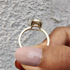 Round Cut Ring In Bezel Setting