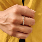 Eternity Baguette And Round Wedding Band