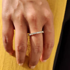 Eternity Baguette And Round Wedding Band