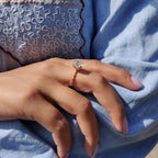 Portuguese Cut Vintage Antique Engagement Ring