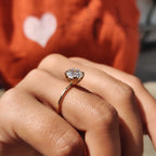 Portuguese Cut Ring In Prong Setting