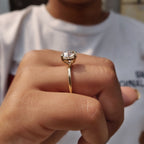 Old European Cut Solitaire Engagement Ring