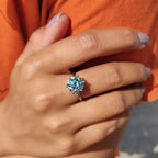 Round Cut Engagement Ring In Solitaire Style