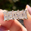 Radiant Cut 5 Stone Wedding Band