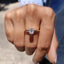 Oval Cut Moissanite Ring In Solitaire Style