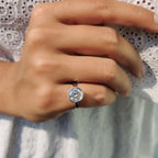 Round Cut Bezel Set Solitaire Ring