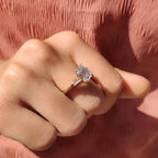 Emerald Cut Ring With Tapered Baguette Side Stone