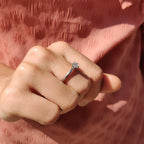 Round Old European Cut Solitaire Engagement Ring