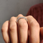 Round Cut Full Eternity Band