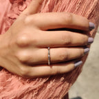 Round Wedding Band With Milgrain Setting