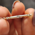 Round Wedding Band With Milgrain Setting