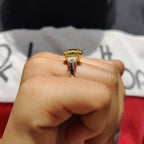 Canary Yellow Radiant Cut Engagement Ring