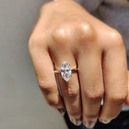 Marquise Engagement Ring In Solitaire Setting