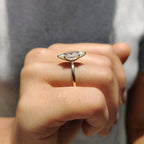 Marquise Engagement Ring In Solitaire Setting