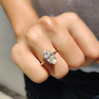 Marquise Engagement Ring In Solitaire Setting