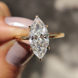 Marquise Engagement Ring In Solitaire Setting