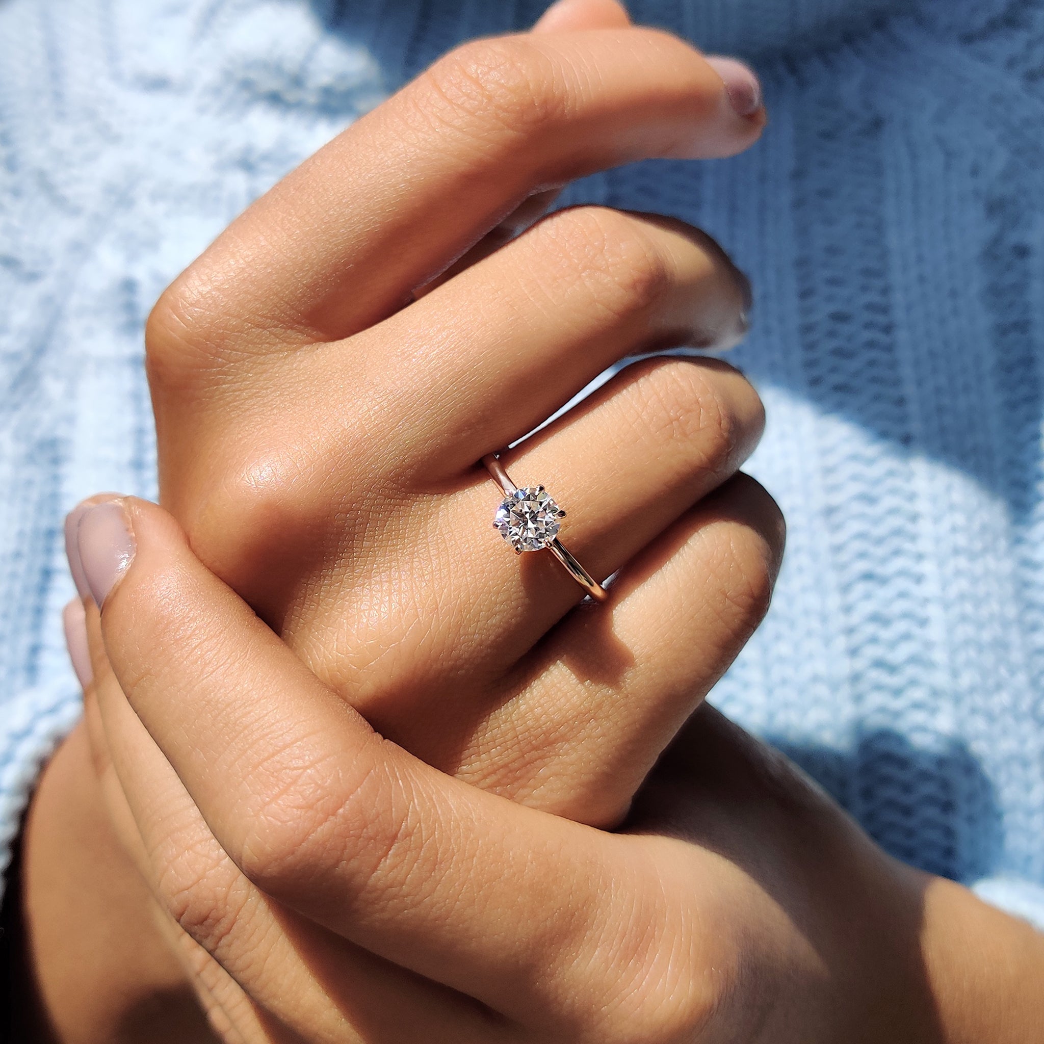 Round Cut Solitaire Engagement Ring