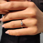 Solitaire Heart Shaped Engagement Ring