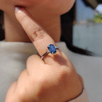 5 Stone Emerald Cut Engagement Ring