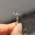 5 Stone Emerald Cut Engagement Ring
