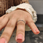 Wedding Ring White Gold - Round Diamond