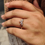 Tiara Marquise Diamond Wedding Band
