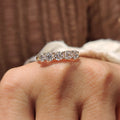 Round Diamond 5 Stone Wedding Band