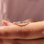 Marquise Diamond Band In Shared Prong Style