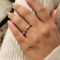 Open Gap Classic Gold Wedding Band