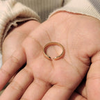 Open Gap Classic Gold Wedding Band